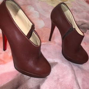 Christian louboutin booties